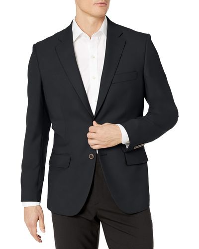Amazon Essentials Long-sleeve Classic-fit Button-front Stretch Blazer - Blue