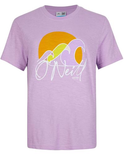 O'neill Sportswear Luano Graphic T-shirt - Pink