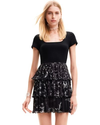 Desigual Dress Short Sleeve - Black