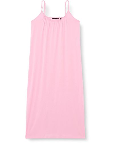 Vero Moda Vmluna Singlet Ankle Dress Noos - Pink