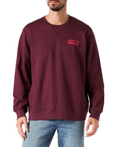 Wrangler Crew Sweatshirt - Red