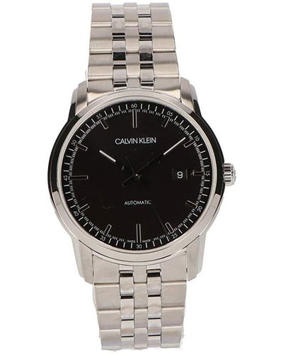 Calvin Klein S Analogue Automatic Watch With Stainless Steel Strap K5s3414y - Metallic