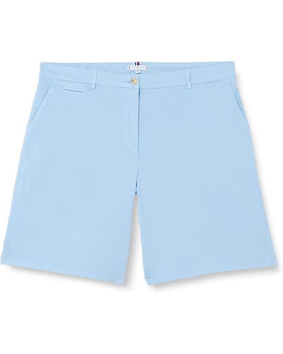 Tommy Hilfiger Mujer Shorts Pantalón Corto - Azul
