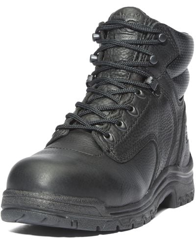 Timberland Titan 6 Inch Alloy Safety Toe Industrial Work Boot - Black