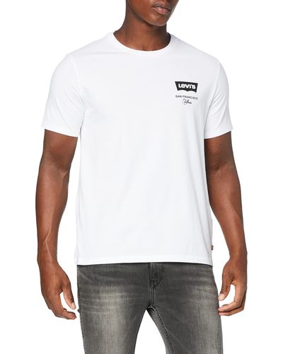 Levi's HOUSEMARK Graphic tee Batwin Camiseta - Blanco