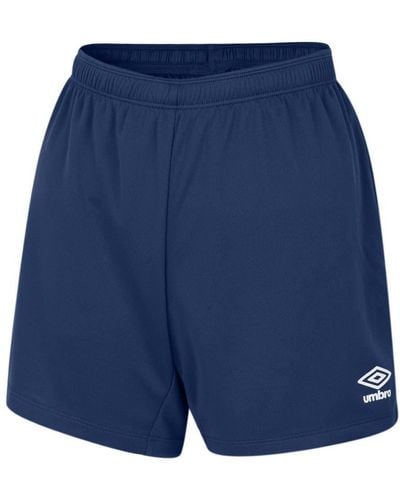Umbro S/ladies Club Logo Shorts - Blue