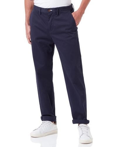 GANT Regular Twill Chinos Klassische Hose - Blau