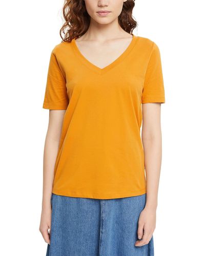 Esprit Edc By T-shirt Voor - Oranje