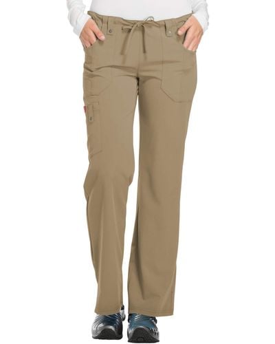Dickies Xtreme Stretch Mid Rise Drawstring Cargo Pant - Natural