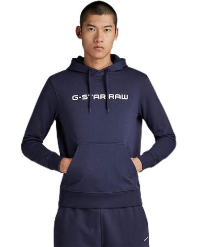 G-Star RAW Graphic Core Hoodie Hooded Sweatshirt - Blau