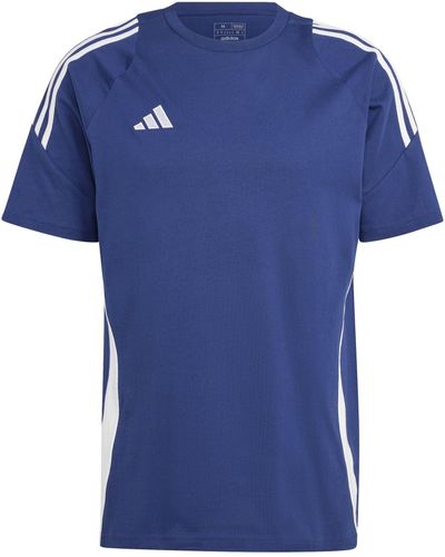 adidas Teamsport Textil - T-Shirts Tiro 24 T-Shirt blauweiss