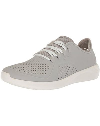 Crocs™ Literide Pacer Lace Up Sneaker - White