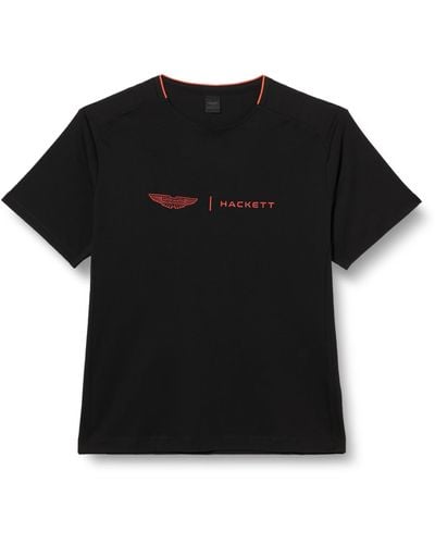 Hackett Hackett Hm500781 Short Sleeve T-shirt M - Black