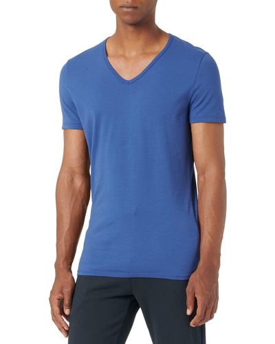 Sloggi Men GO Shirt V-Neck Slim Fit Unterhemd - Bleu