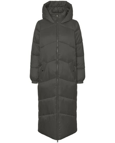 Vero Moda Vmuppsala Long Coat Noos - Grey