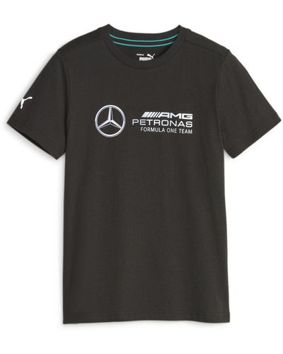 PUMA Jugendliche Mercedes-AMG Petronas Motorsport-Logo T-Shirt 152Black - Schwarz