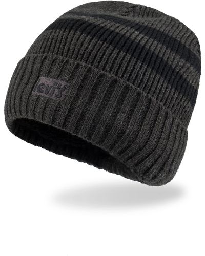 Levi's Marled Beanie Hat - Black