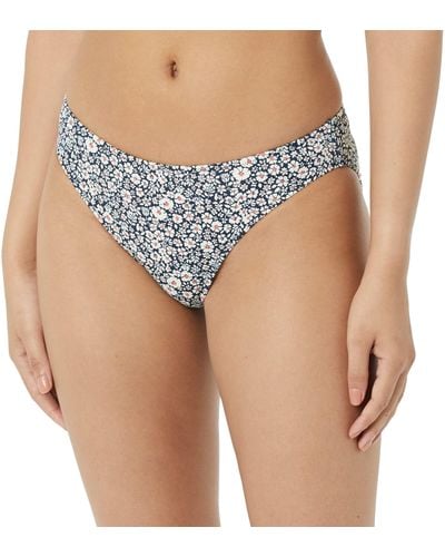 Amazon Essentials Parte Inferior de Traje de Baño Tipo Bikini Clásico Mujer - Azul