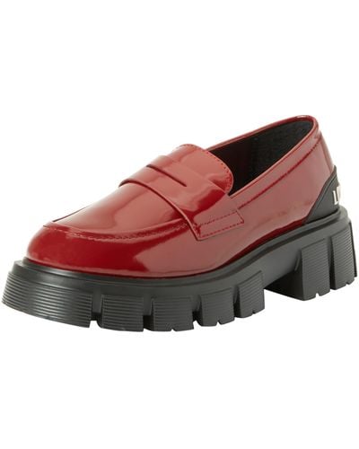 Love Moschino Ja10045g0h Driving Style Loafer - Red