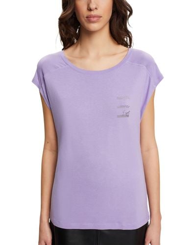 Esprit 013eo1k305 T-shirt - Violet
