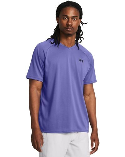 Under Armour Tech 2.0 V-neck Short-sleeve T-shirt - Purple