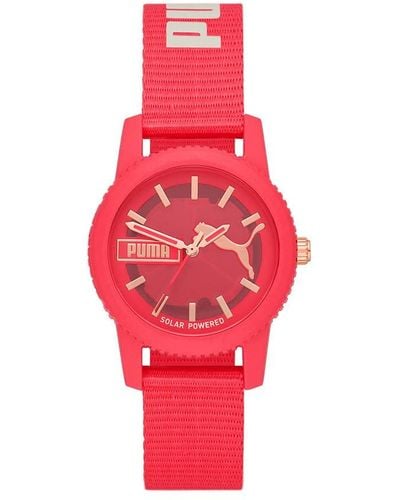 PUMA Ultrafresh Quartz Watch - Red