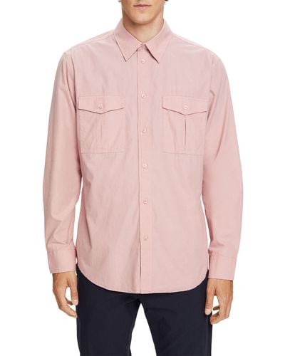 Esprit Utility-overhemd - Roze