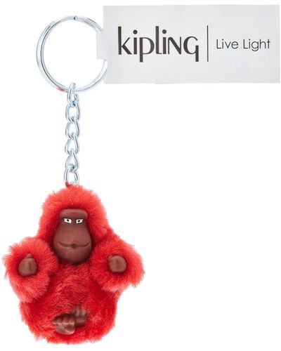 Kipling Monkeys/keyhangers Monkeyclip Xs Kh Cherry Tonal - Red