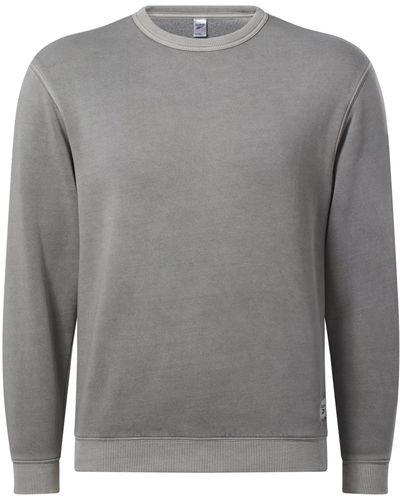 Reebok Classics Natural Dye Fleece Crew Sweatshirt - Grey
