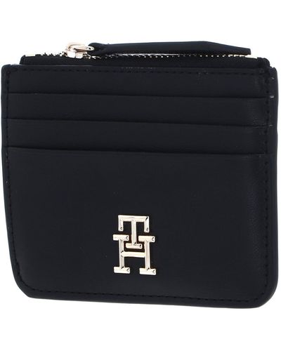 Tommy Hilfiger TH Refined CC Holder with Zip Black - Noir