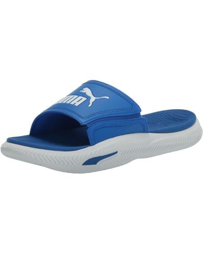 PUMA Softridepro Slide Sandaal - Blauw