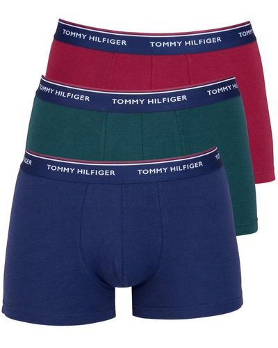 Tommy Hilfiger Trunk 3 Pack Premium Essentials Boxershorts - Blau