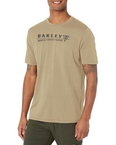 Oakley SI -Erwachsene Standard Issue Pillars Tee T-Shirt - Natur