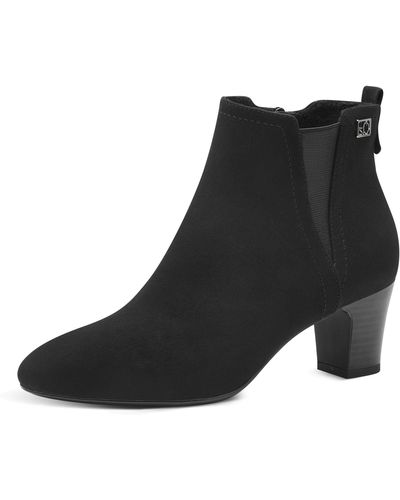 S.oliver Stiefel mit Absatz Elegant kleiner Absatz - Schwarz