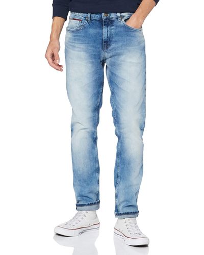 Tommy Hilfiger Austin Slim Tapered Wlbs Jeans Voor - Blauw