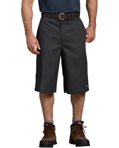 Dickies 13 Inch Loose Fit Multi-pocket Work Short, Charcoal, 28 - Gray
