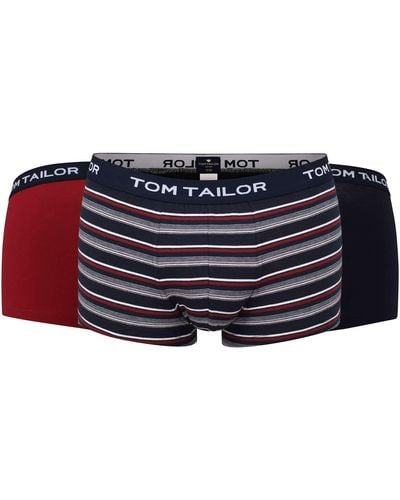 Tom Tailor Pants blau Melange 3er Pack XL