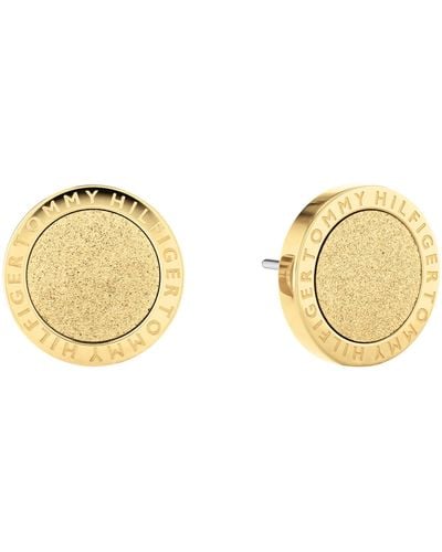 Tommy Hilfiger Jewellery Women's Stud Earrings Yellow Gold - 2780704 - Black