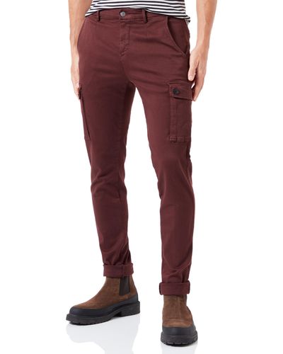 Replay M9649 Jaan Hypercargo Colour Jeans - Red