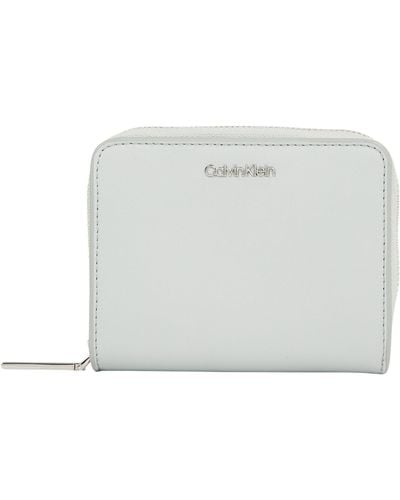 Calvin Klein CK Must-Portafoglio Medio con Cerniera - Nero