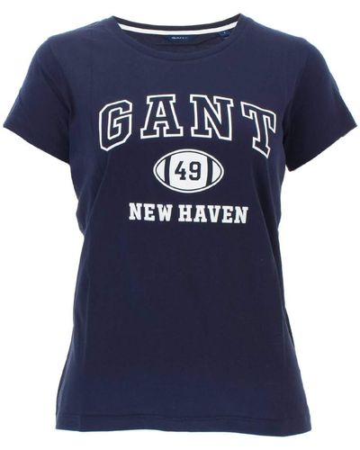 GANT MD. The Summer Logo SS T-Shirt - Blau