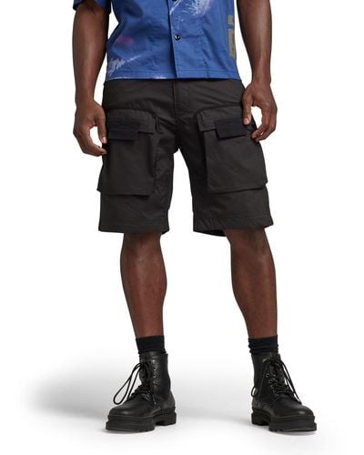 G-Star RAW 3d Regular Cargo Shorts - Black