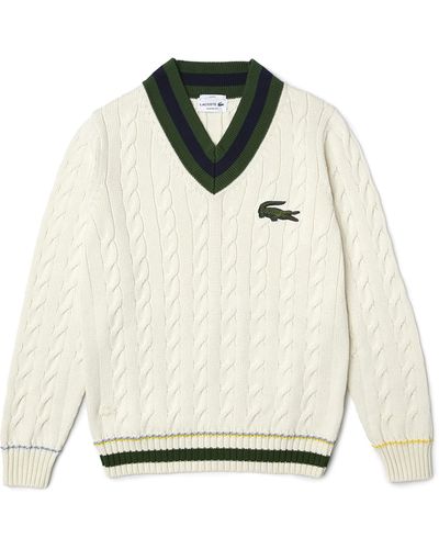 Lacoste Ah6448 Sweaters - Wit