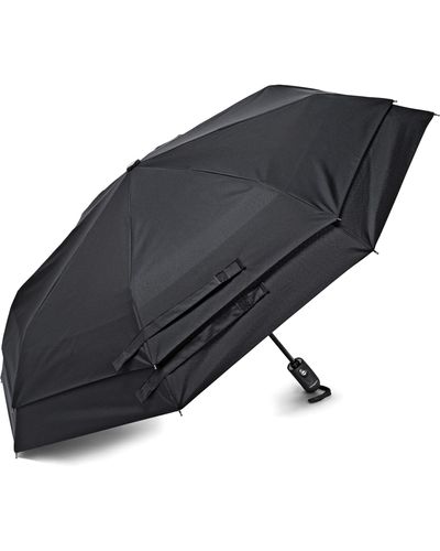 Samsonite Parapluie coupe-vent à ouverture et fermeture automatiques pour pare-brise - Noir