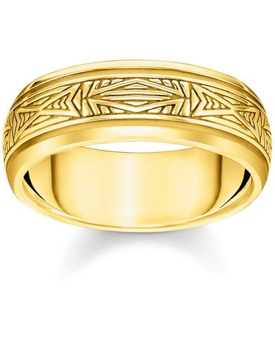 Thomas Sabo Ring Ornamente gold 925 Sterlingsilber gelbgold vergoldet TR2277-413-39-48 - Mettallic