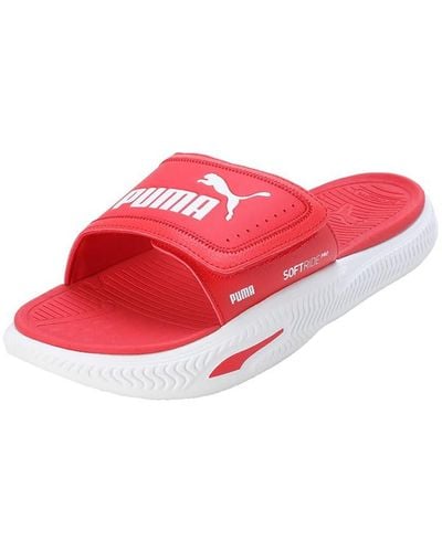 PUMA Ciabatte SoftridePro 24 V 43 For All Time Red White - Rosso