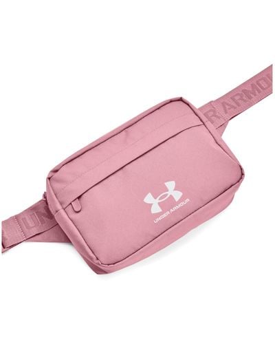 Under Armour Sportstyle Lite Waist Bag Crossbody Pink Elixir/white One Size