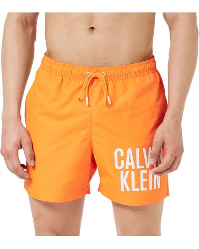Calvin Klein Medium Drawstring 794 para Hombre - Naranja