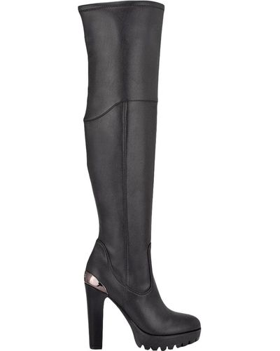 Guess Taylin Over-The-Knee Boot - Noir