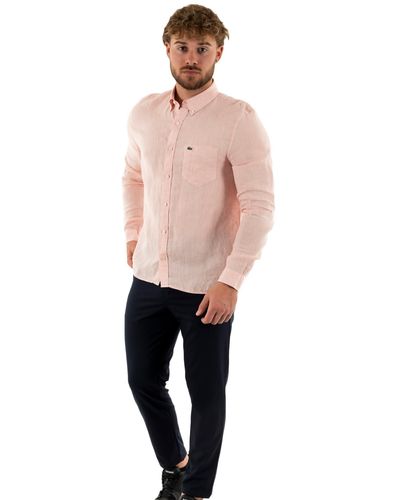 Lacoste Chemise ML homme-CH5692-00 - Rose